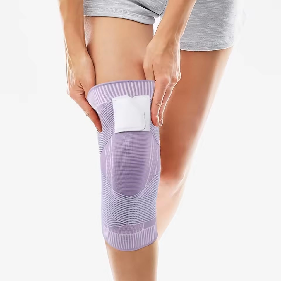 Curvear Compression Knee Sleeve,1 Pair Knee Sleeves for Women Knee Pain, Rodillera Dual, Adjustable 3D High Elastic Click Rain Knee Compression