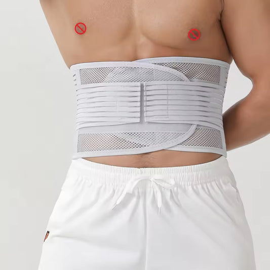 Curvear Ergonomic Lumbar Support Belt for Men and Women, Adjustable Breathable Lower Back Brace