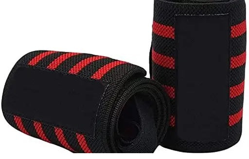 Curvear Wrist Support Band for Gym Wrist Wrap/Straps Gym Accessories for Hand Grip & Wrist Support Crepe Bandage While Workout