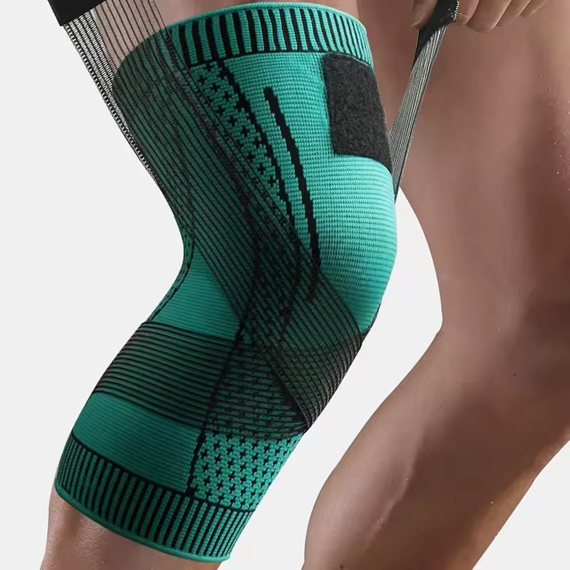 Curvear Compression Knee Sleeve,1 Pair Knee Sleeves for Women Knee Pain, Rodillera Dual, Adjustable 3D High Elastic Click Rain Knee Compression