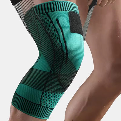 Curvear Compression Knee Sleeve,1 Pair Knee Sleeves for Women Knee Pain, Rodillera Dual, Adjustable 3D High Elastic Click Rain Knee Compression
