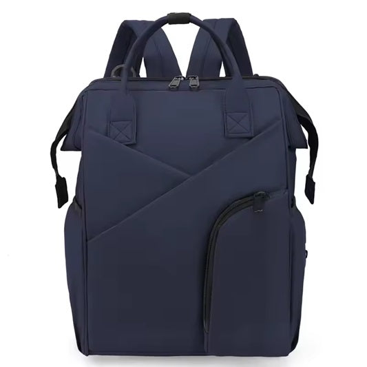 New Simple Casual Oxford Cloth Mommy Bag Water Repellent Large Capacity Backpack Push Stroller Carrying Mother and Baby Bag.