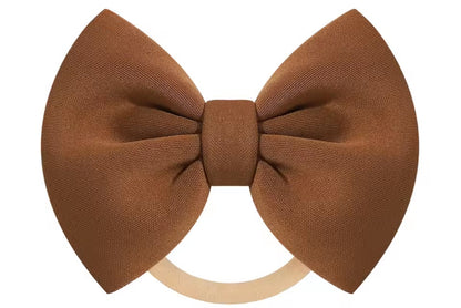 CURVEAR ®️Newborn Baby 4 piece Headband with Bow - Cute & Comfortable.