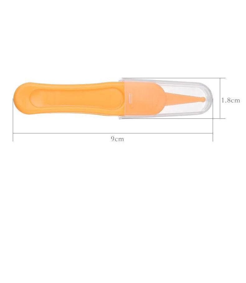 CURVEAR®️Baby Daily nursing care of infants with direct marketing of baby nasal shit clip safety round head clamp for cleaning tweezers