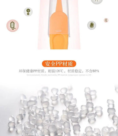 CURVEAR®️Baby Daily nursing care of infants with direct marketing of baby nasal shit clip safety round head clamp for cleaning tweezers