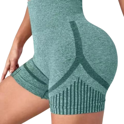Curvear Women Workout Shorts Tummy Control Butt Lifting High Waist Short Leggings Athletic Gym Yoga Pants