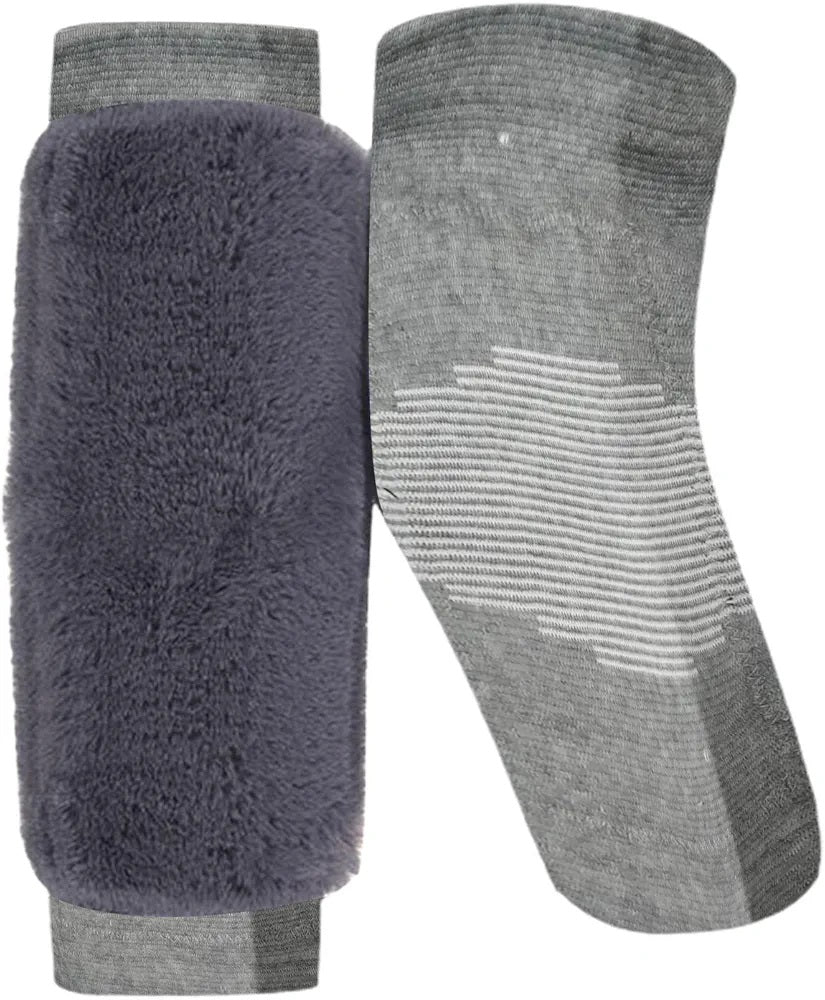 Curvear Knee Pads For All Type Of People Winter Riders Elastic Knee Protection Plush Thicken Thermal Leg Sleeves For Skiing