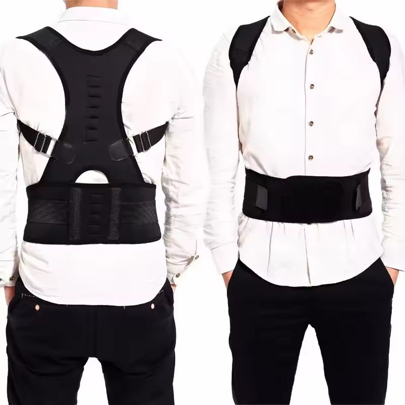 Curvear Back Pain Relief Posture Support Belt, Pain Relief Belt, Unisex Posture Corrector Brace Back Medical Support Brace for Body