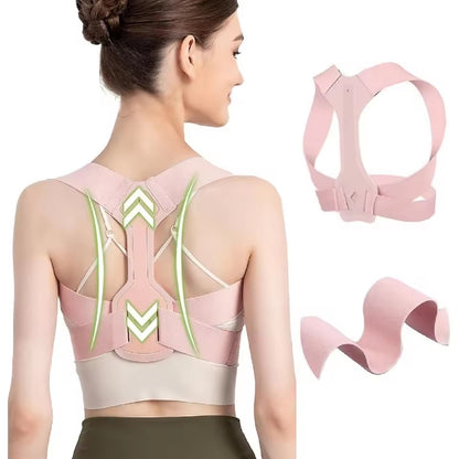 Curvear Posture Corrector for Men and Women, Adjustable Upper Back Brace for Clavicle Support and Providing Neck Shoulder Upright Straightener Comfortable