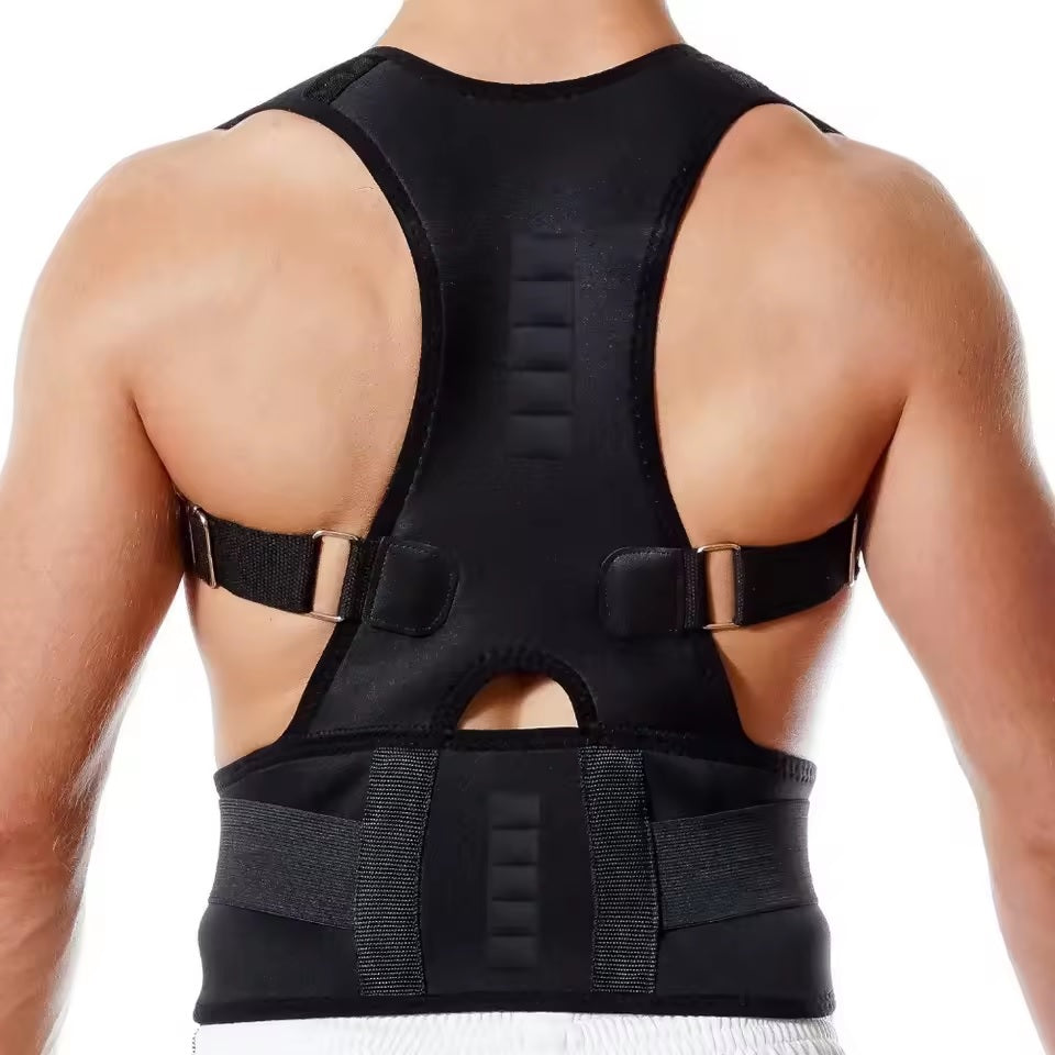 Curvear Back Pain Relief Posture Support Belt, Pain Relief Belt, Unisex Posture Corrector Brace Back Medical Support Brace for Body