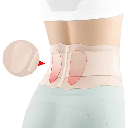 Curvear Unisex Breathable Lumbar Support Belt, Lower Back Support Belt & Otolaryngology Institutes, Support Belt for Contrast Atticus, Scoliosis, Herniated Disc