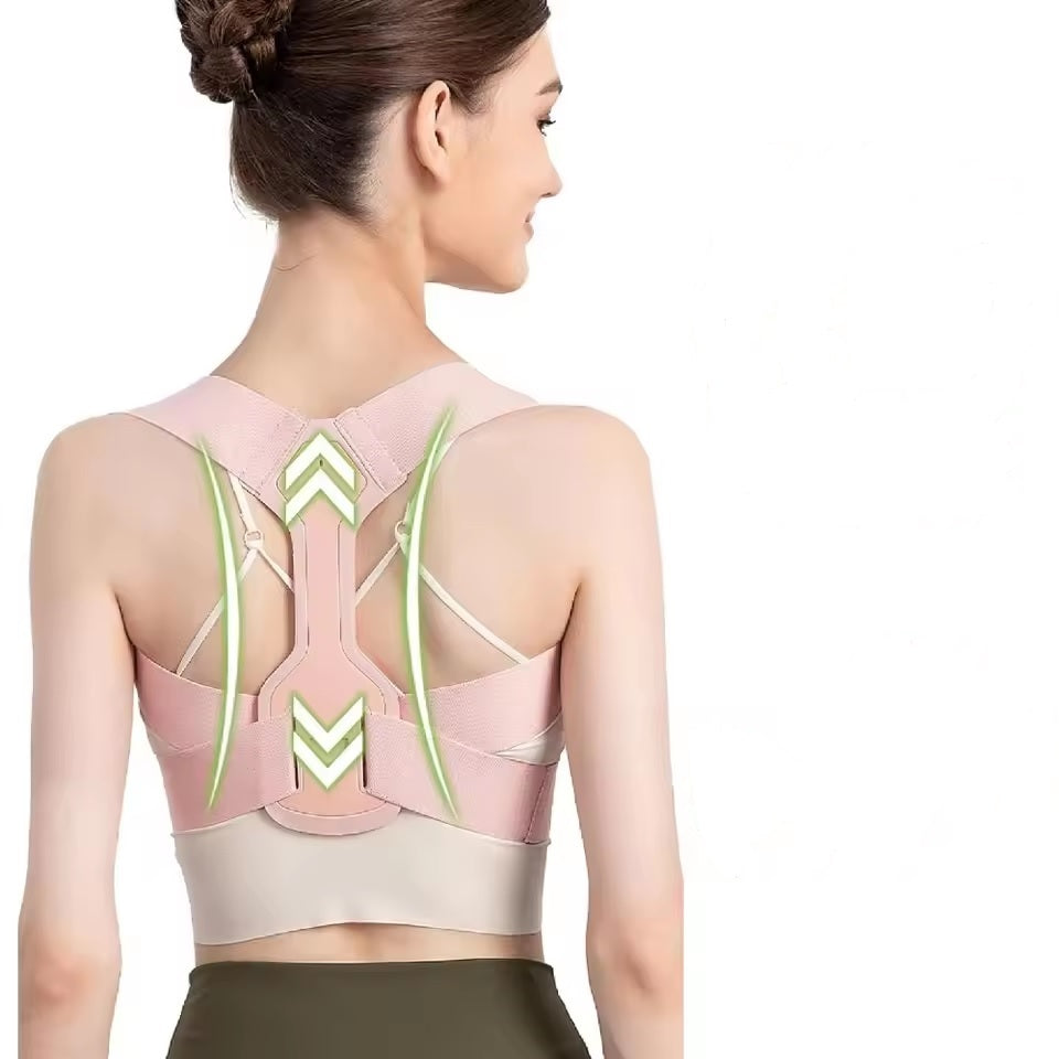 Curvear Posture Corrector for Men and Women, Adjustable Upper Back Brace for Clavicle Support and Providing Neck Shoulder Upright Straightener Comfortable
