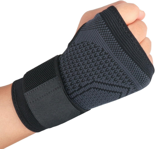 Curvear Wrist Strap Adjustable Wrist Wrap Knitted Wrist Brace Wrist Protector Palm Guard Sports Wrist Support