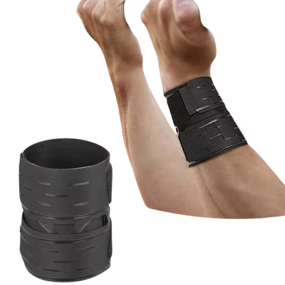 Curvear 2PC Men Women Sports Compression Wrist Brace Thin Breathable Adjustable Hand Round Support Wristband for Basketball Badminton