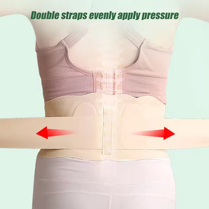 Curvear Unisex Breathable Lumbar Support Belt, Lower Back Support Belt & Otolaryngology Institutes, Support Belt for Contrast Atticus, Scoliosis, Herniated Disc