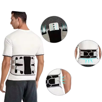 Curvear Breathable Lower Back Brace Men Women Waist Support Belt Disc Herniation Orthopedic Lumbar Decompression Belt With Large Area