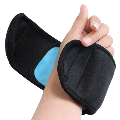 Curvear Cold Therapy Wrap, Reusable Ice Gel Pack for Health Care, First Aid Pain Relief, Bruises, Sports Injuries for Hand, Wrist, Ankle or Foot, Elbow