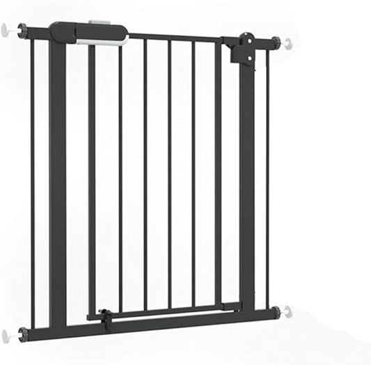 CURVEAR ®️Metal Children Protection Door for Stairs – Retractable Baby Safety Security Gate for Stairs and Home.