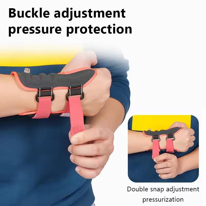 Curvear ®️Carpal Tunnel Wrist Brace Sleep Wrist Support Inflatable Compression Breathable Comfortable Adjustable for Hand Injury left hand