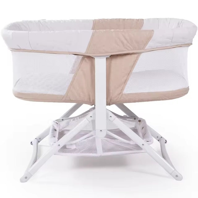 Curvear Adjustable Baby Bassinet & Bedside Sleeper: Portable Crib for Infant/Newborn with Easy Access & Comfort.
