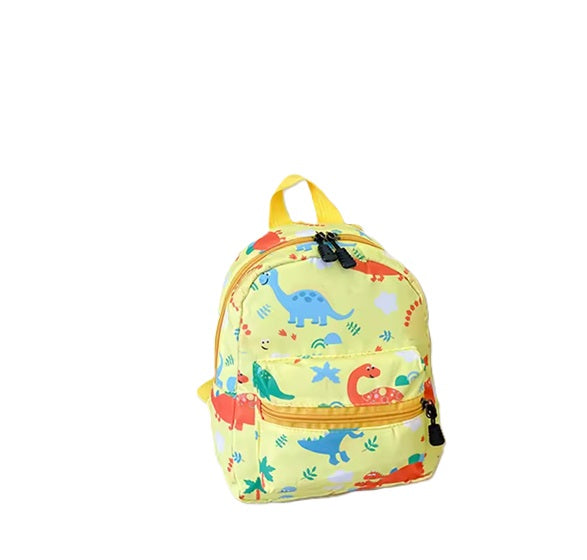 Curvear Personalized Name Cartoon Kids Backpack Little Dinosaur Kindergarten Bag with Embroidered Name Small Light Kids Schoolbags.