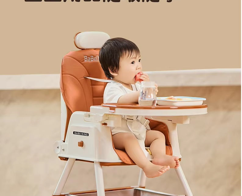 Height Adjustable Baby Dining Chair with Toy Stand, Perfect for Home, Kids’ Dining Table Chair