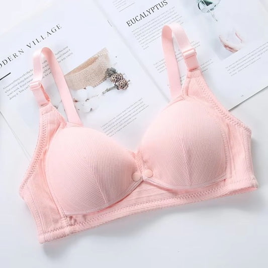 Curvear Seamless Nursing Bra Motherhood Maternity Bra Breathable Pregnant Women Breastfeeding Bra.