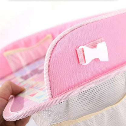 CURVEAR ®️Multifunctional Cartoon Car Safety Seat Tray Waterproof Stroller Holder Kids Toys Food Drink Table Portable Car Baby Seat Table