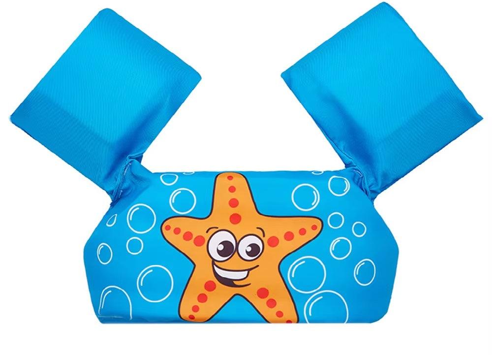 CURVEAR®️Baby Swim Rings Foam Cartoon Arm Sleeve Ring Floating Vest Garment Floating Kids Safety Life Vest Children's Swim Life Jackets