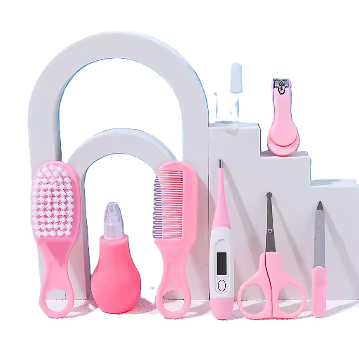 Curvear Newborn Care Mini Finger Trimmer, Nail Nipper Infant Grooming Kit, Baby Manicure Set