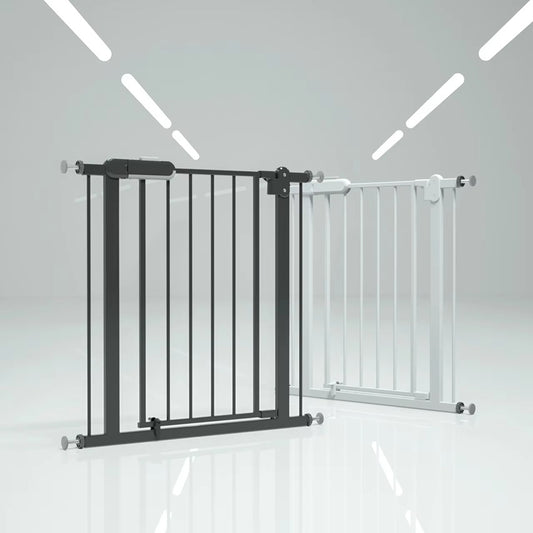 CURVEAR ®️Metal Children Protection Door for Stairs – Retractable Baby Safety Security Gate for Stairs and Home.