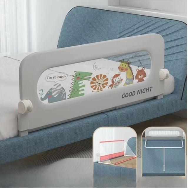 CURVEAR®️120CM Baby Safety Bed Rail, Child Safety Bedside Barrier, Adjustable Bed Fence for Toddler Protection and Safety.