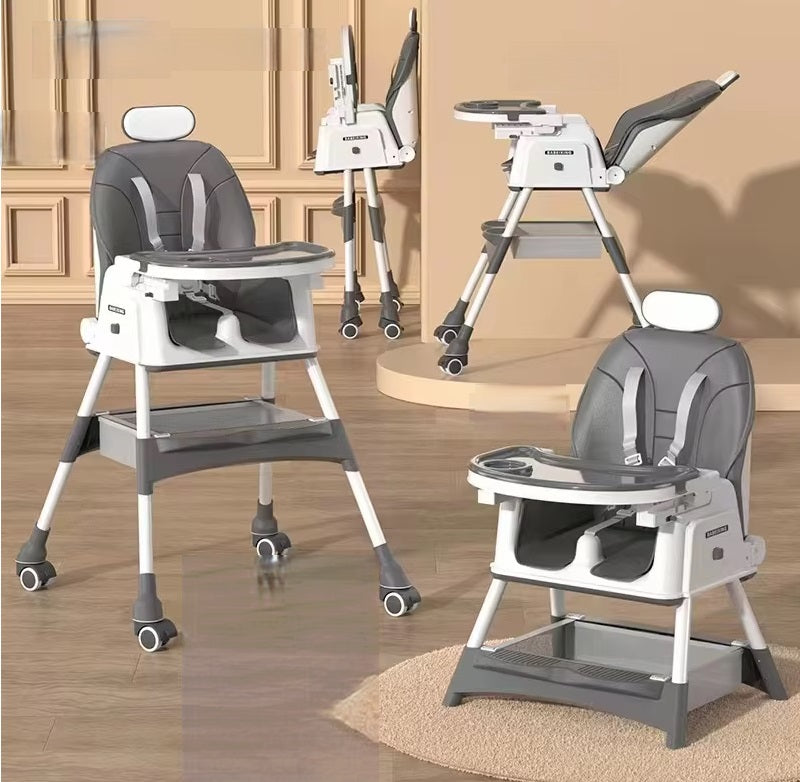Height Adjustable Baby Dining Chair with Toy Stand, Perfect for Home, Kids’ Dining Table Chair