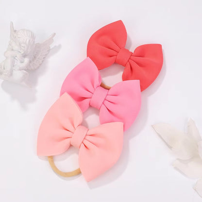 CURVEAR ®️Newborn Baby 4 piece Headband with Bow - Cute & Comfortable.