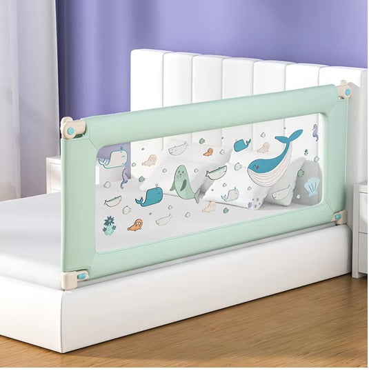 CURVEAR ®️Portable Guard Side Bed Fence – Protective Baby Bed Rail for Toddlers, Kids Safety Products, Bedroom Protection