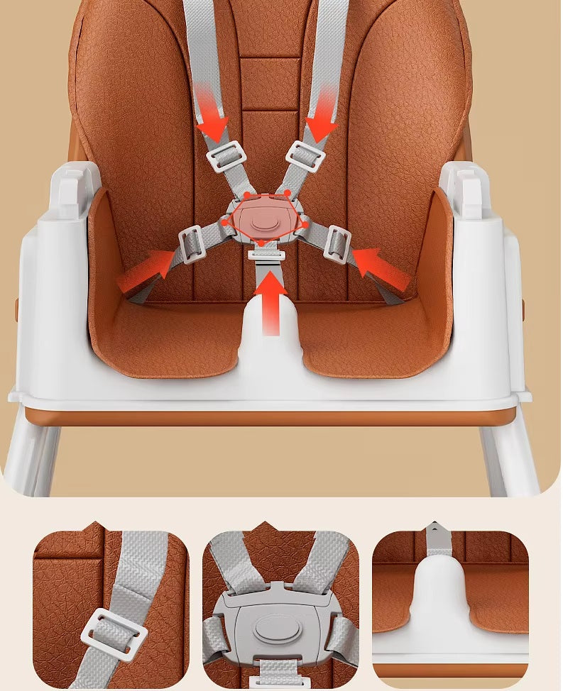 Height Adjustable Baby Dining Chair with Toy Stand, Perfect for Home, Kids’ Dining Table Chair