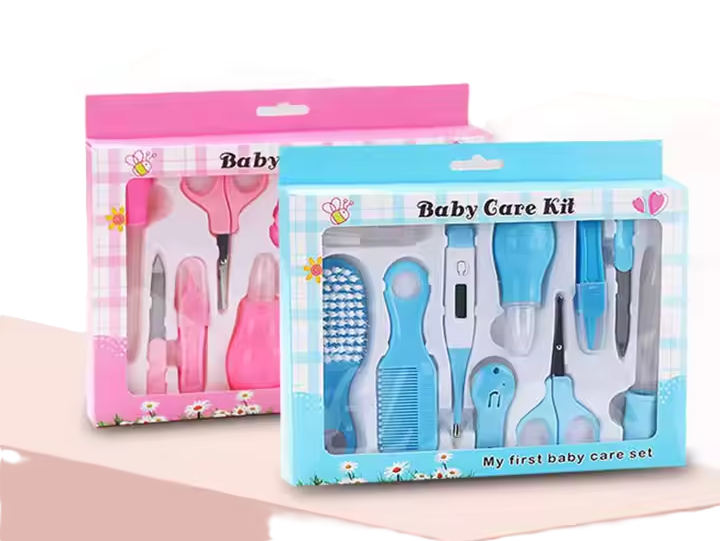 Curvear Newborn Care Mini Finger Trimmer, Nail Nipper Infant Grooming Kit, Baby Manicure Set