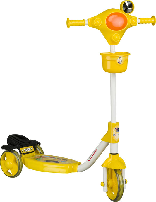 Curvear Lightweight Folding Kick Scooter for Kids and Adults – Durable, Adjustable, Smooth Ride for Commuting.