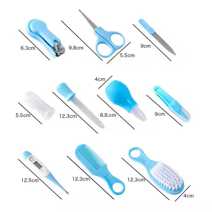 Curvear Newborn Care Mini Finger Trimmer, Nail Nipper Infant Grooming Kit, Baby Manicure Set