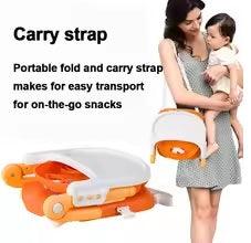 CURVEAR ®️Baby Throne Adjustable Baby Highchair and Toddlers Dining Chair Pocket Snack Booster Seat With Tray Chair for Nursing