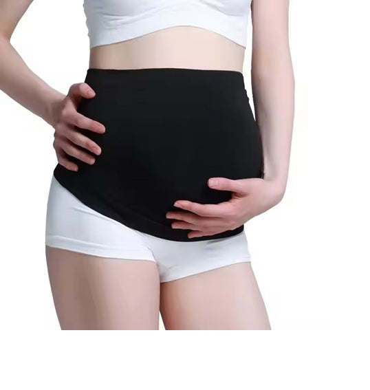 Curvear Pregnancy Support Belt, Maternity Belly Band Tight Weaves Nylon Improves Bearing Capacity High Elastic Fabric for Daily Use for Pregnant Women.