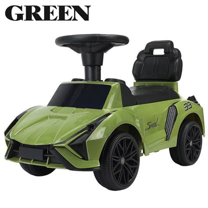 Curvear Lambo Push Ride on Car for Kids | Ride on Toy Kids Car with Music, Storage & Backrest | Ride on Baby Push Car for Baby Toddlers | Baby Car for Kids to Drive 1 to 3 Years Boy Girl.