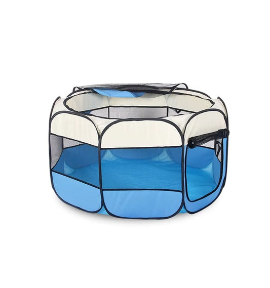 CURVEAR®️ Folding Pet Tent Cage Fence Playpen For Dogs Home Puppy Fence Kennel Kitten House Cage Dog House Pet Exercise Play Cage