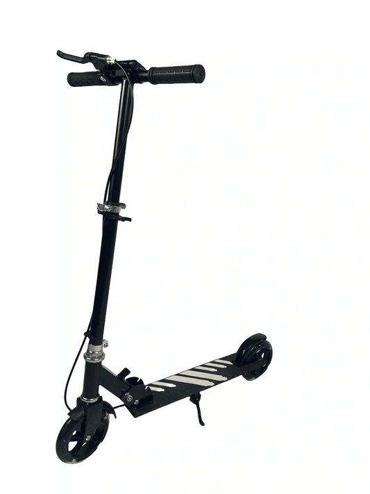 Curvear Adjustable Height Kick Scooter with 145mm Wheels, Foldable Front Tube and Handlebar for Kids.