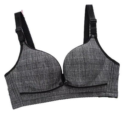 Curvear Cotton Comfortable Front Open Buckle Anti Sagging Maternity Nursing Breastfeeding Bra.