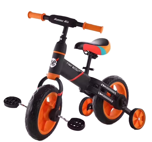 Curvear 4-in-1 Balance Bikes, Balance Bike for Children, Children's Tricycle Multi Tricycle for Children from 3 Years to 5 Years.